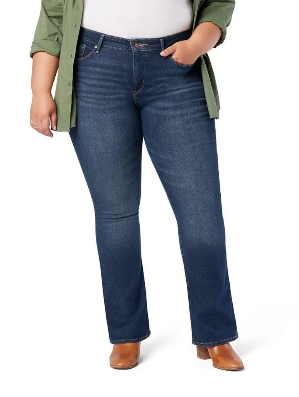 Levi Strauss Signature Women's Totally Shaping Bootcut Jeans - W33 L27